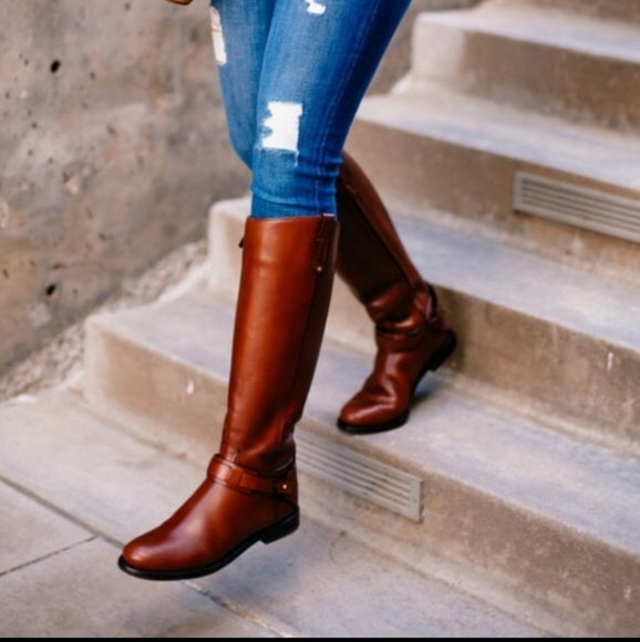ISO Tory Burch Derby Riding Boots - Picture 1 of 1